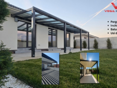 Pergole bioclimatice si inchideri terase din sticla Bucuresti